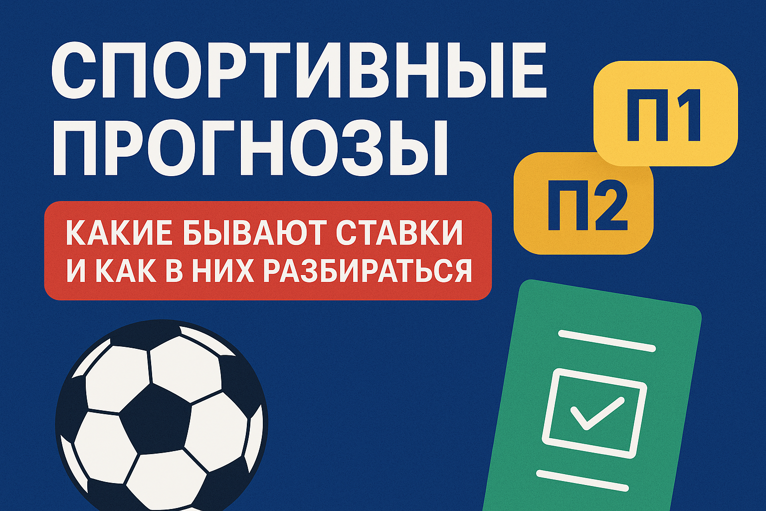 Спортивные прогнозы: какие бывают ставки и как в них разбираться